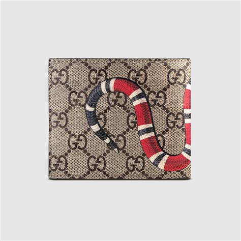 supreme x gucci wallet|gucci snakeskin wallet.